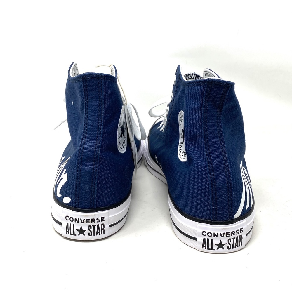 Converse Chuck Taylor High Wedding Blue Canvas Men’s Sneaker Custom 171212C-BUWT - Picture 3 of 10